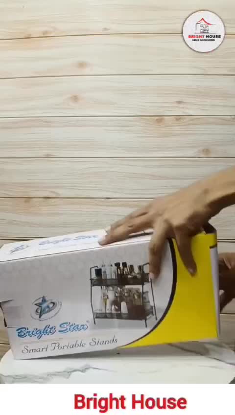 Spice Rack For Countertop 2 tier shelf for makeup, Kitchen Organizer stand,