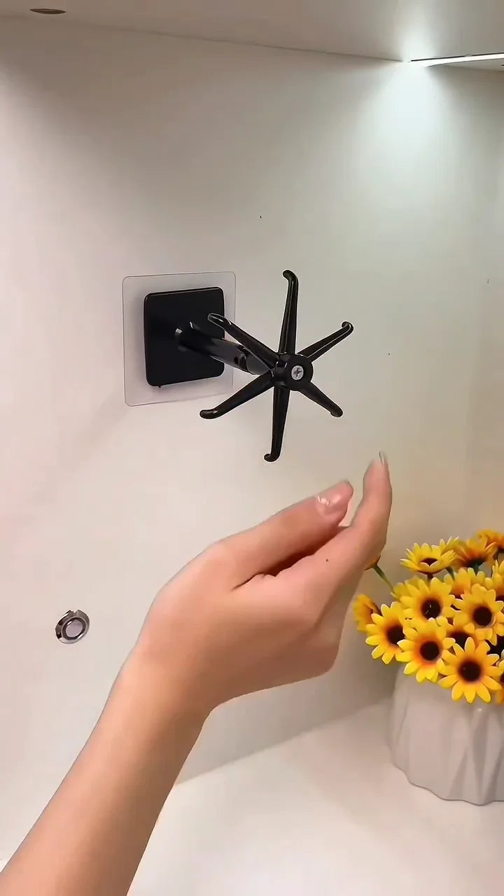 Easy-Install 360° Rotating Kitchen Hook - Self-Adhesive