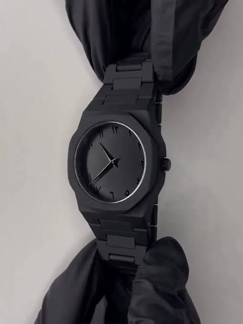Black Arabic Aura Watch For Men