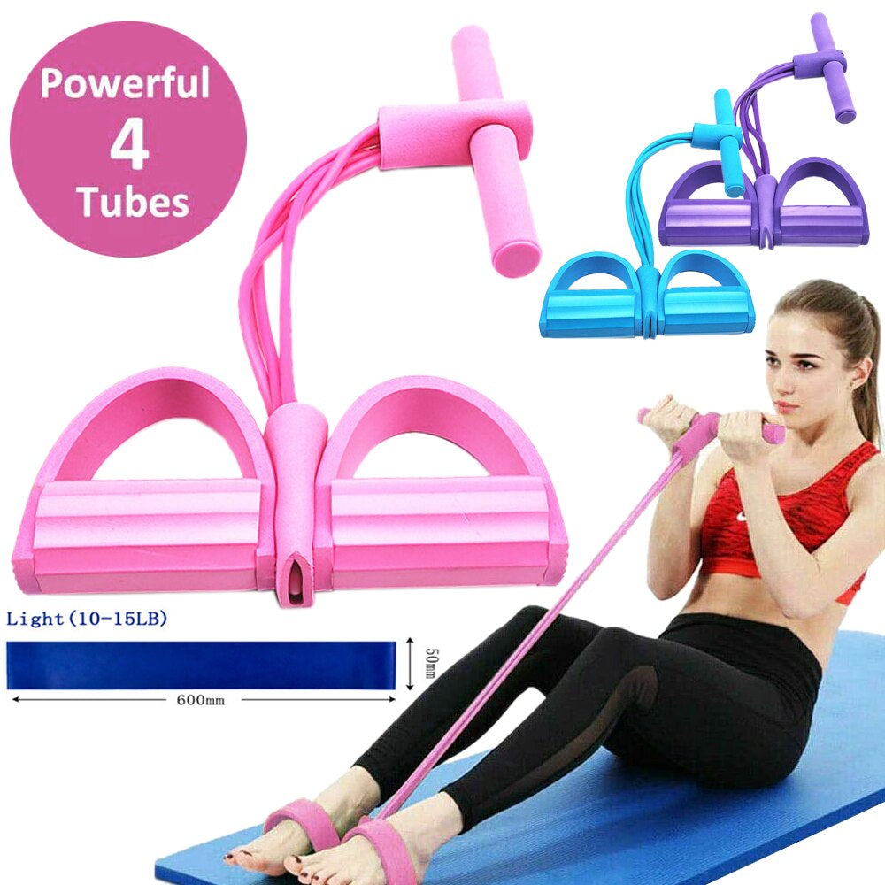 Pull Reducer Resistance Bands Bally Fat Home Gym