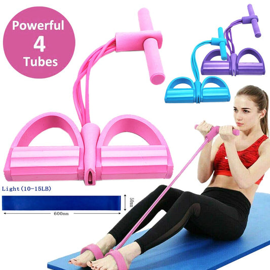 Pull Reducer Resistance Bands Bally Fat Home Gym