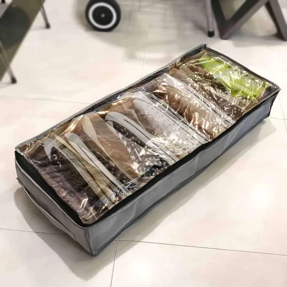Dust Proof Shoes Organizer with 6 Pocket storage