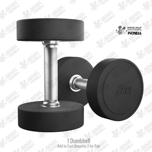 FITNESS Dumbbells 1kg with Anti-Slip Metal Handle, Workout