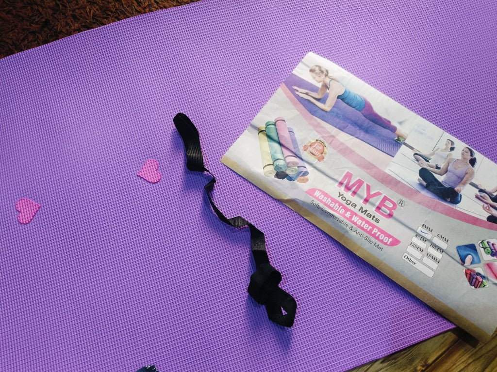 4mm Yoga Mat for Women and Men- Anti Slip
