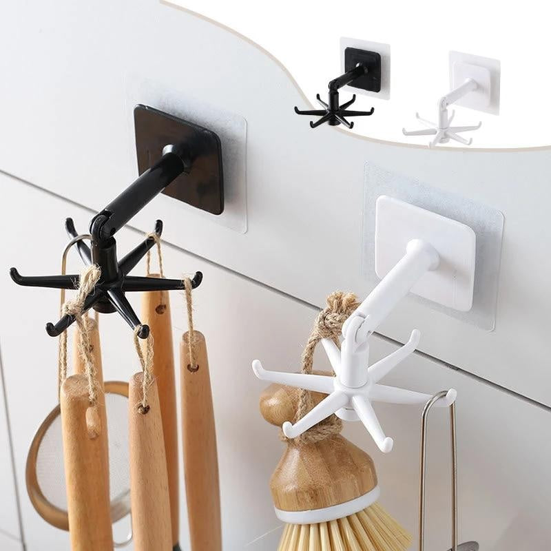 Easy-Install 360° Rotating Kitchen Hook - Self-Adhesive