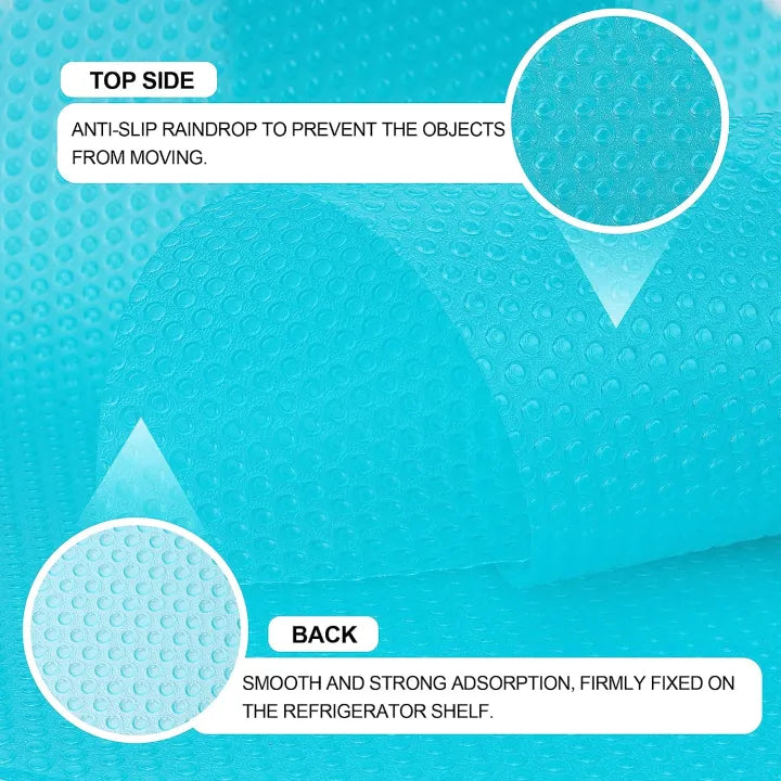 Fridge Mats Waterproof Silicone Washable Refrigerator Liners