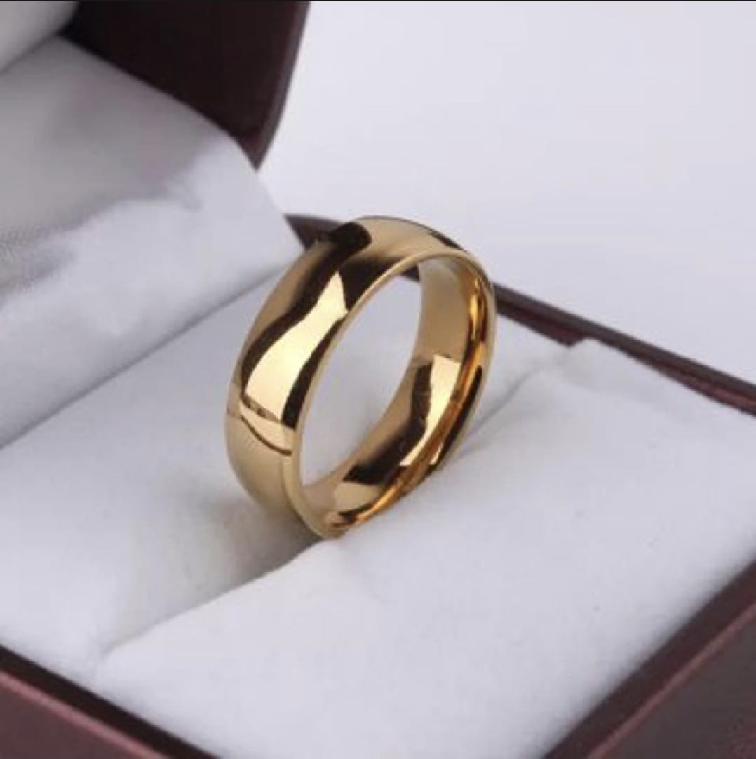Pair of 2 - Golden Couple Rings Set for Him & Her