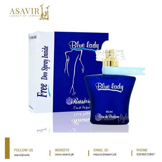 Blue Lady Perfume For Women Rasasi Perfume Replica 40ml Lady Perfume Impression