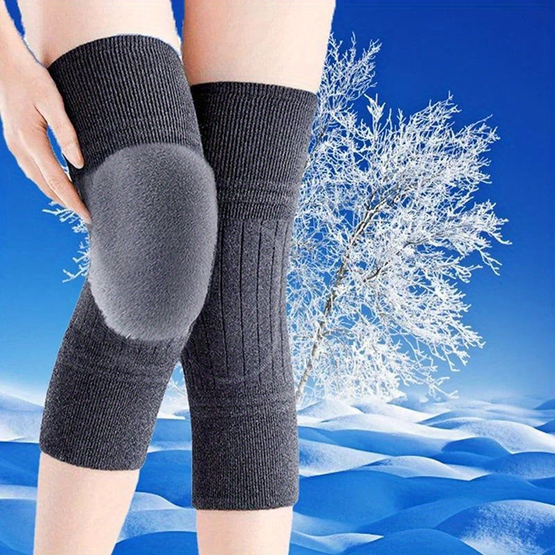 2PCS Winter Knee Warmer for Wool Knee Pads for Pain Relief