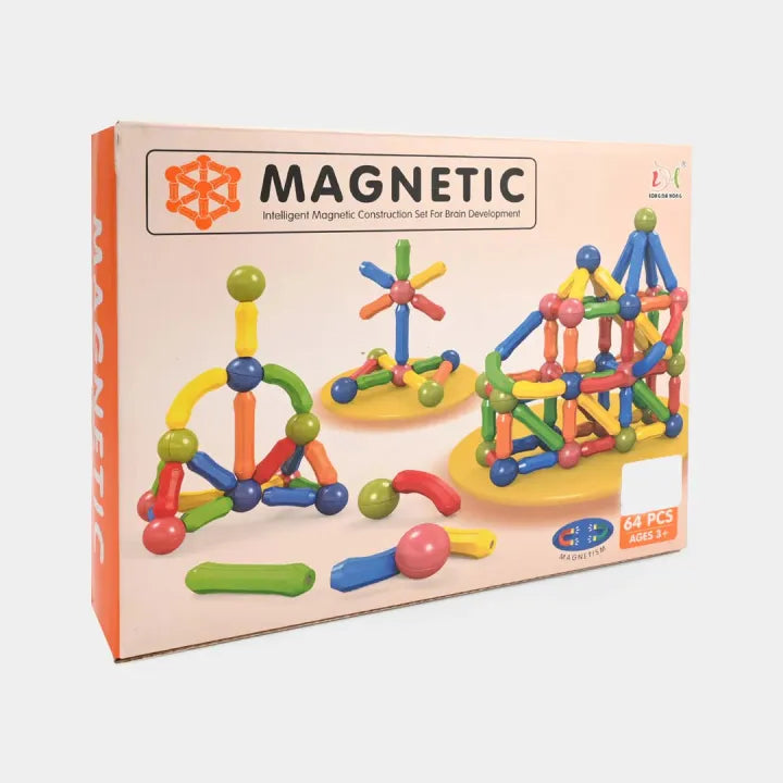 Magnetic Toys Building Blocks | 25 Pcs Kids Magnet Balls and Rods Set