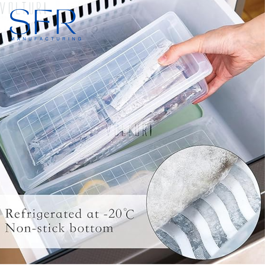 Storage Food Containers Organizer (Pack of 3) 1500ml,