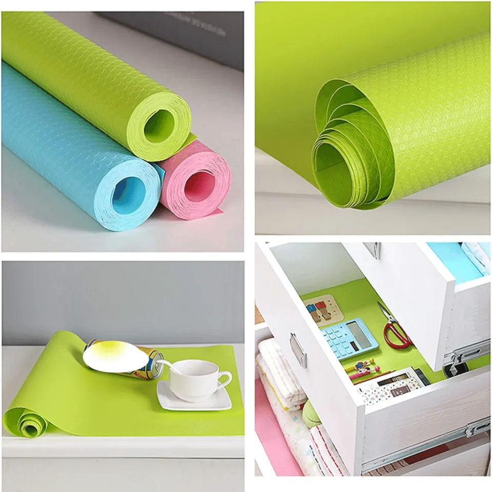 Fridge Mats Waterproof Silicone Washable Refrigerator Liners