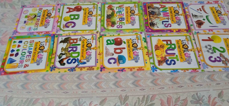 Pack Of 10 Pre School Books For your  Kids Early Learning