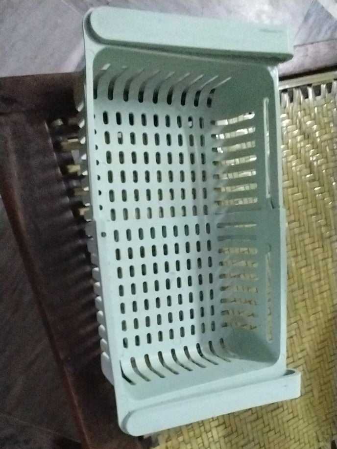 Set of 2 Stretchable fridge organizer baskets Maximize Space