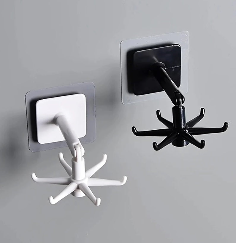 Easy-Install 360° Rotating Kitchen Hook - Self-Adhesive