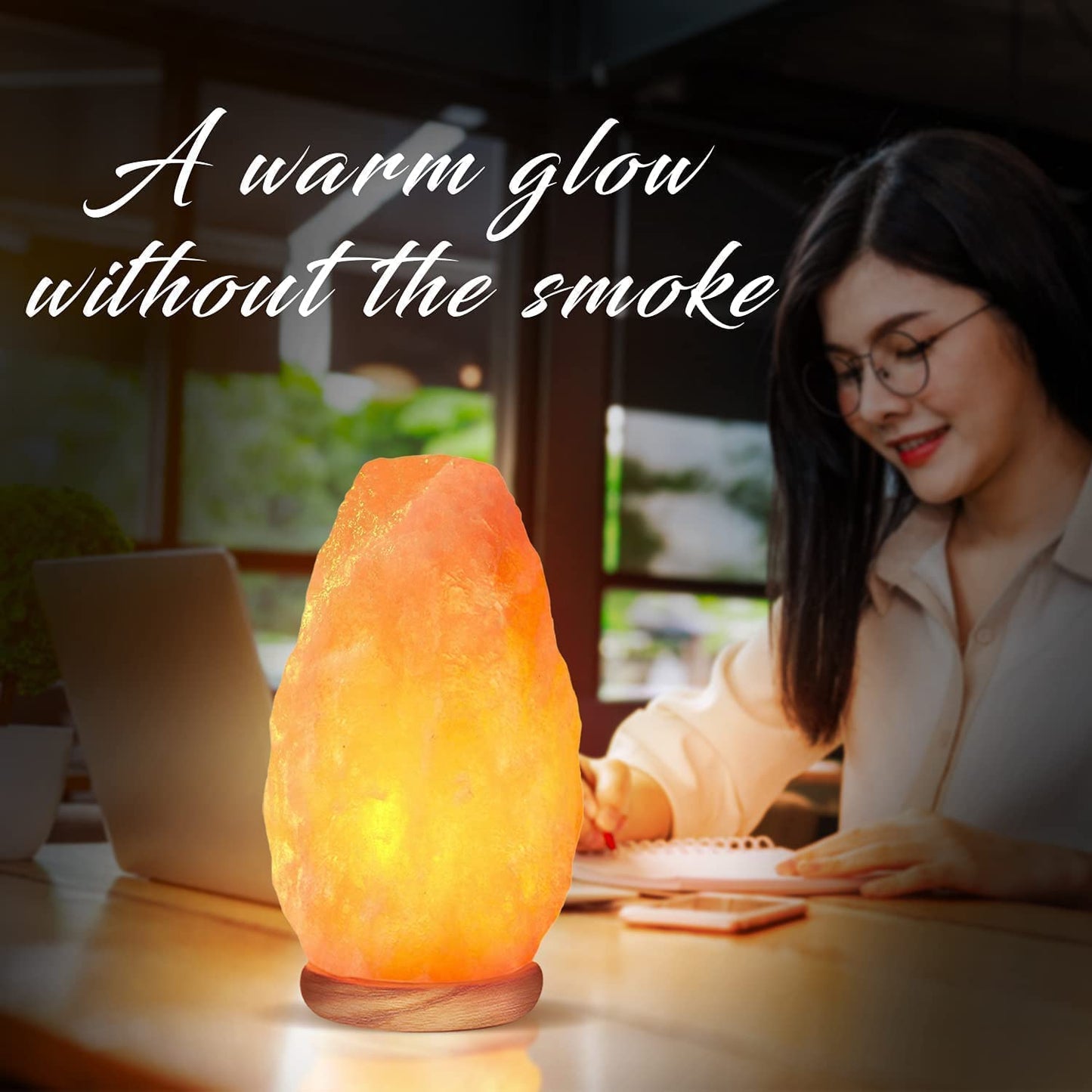 HIMALAYAN PINK ROCK SALT LAMPS  Glow Night Lamp